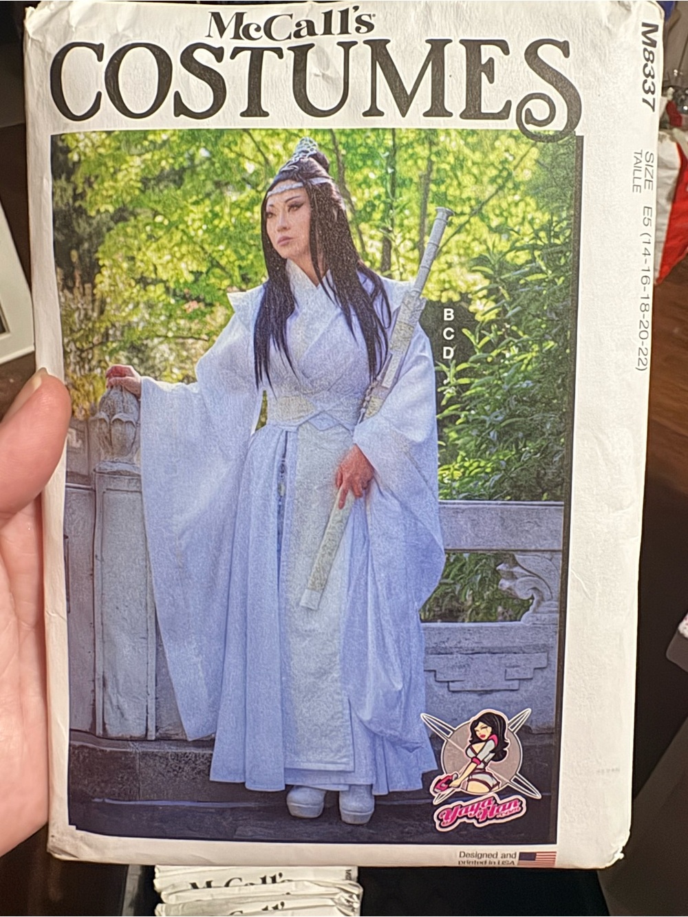 BN UNCUT MCCALLS 8337 E5 PLUS SIZE SEWING PATTERNS HALLOWEEN COSTUMES FAIRIES